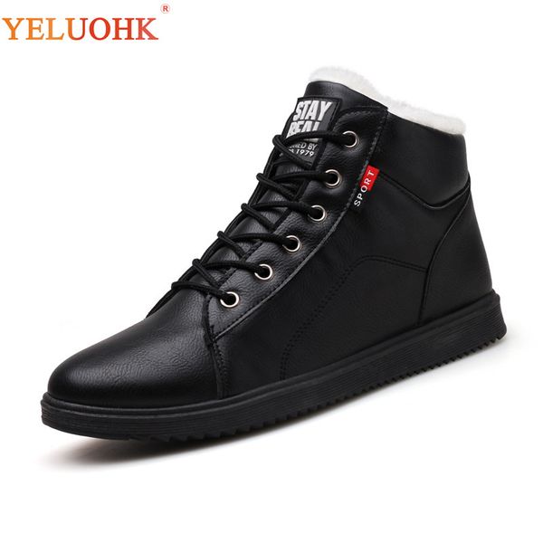 39-45 men boots winter 2018 new fur inside warm winter shoes men black brown gray boots
39-45 men boots winter 2018 new fur inside warm winter shoes men black brown gray boots