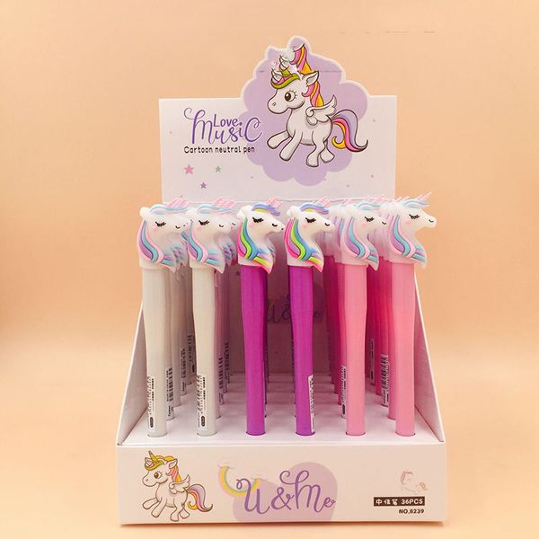 cute cartoon creative unicorn gel pen with lights pen for school supplies kawaii writing pens stationery
cute cartoon creative unicorn gel pen with lights pen for school supplies kawaii writing pens stationery