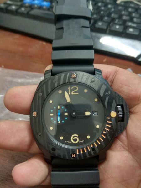 pannai automatic movement watch men carbotech black dial rubber band ng, Slivery;brown
pannai automatic movement watch men carbotech black dial rubber band ng, Slivery;brown