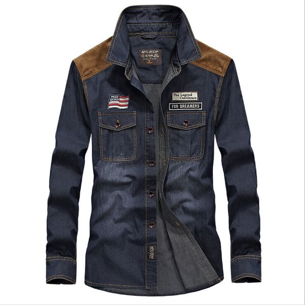Jeans Man's Shirt Long Sleeve Autumn Casual Man Big Size 4XL Cotton Shirt Coat
Jeans Man's Shirt Long Sleeve Autumn Casual Man Big Size 4XL Cotton Shirt Coat