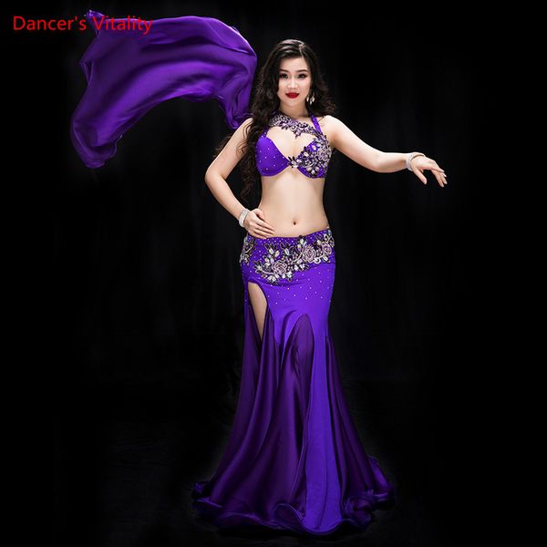 professional belly dance costumes set performance 2pcs advanced diamond bra+ split long skirt belly dance oriental costume, Black;red
professional belly dance costumes set performance 2pcs advanced diamond bra+ split long skirt belly dance oriental costume, Black;red