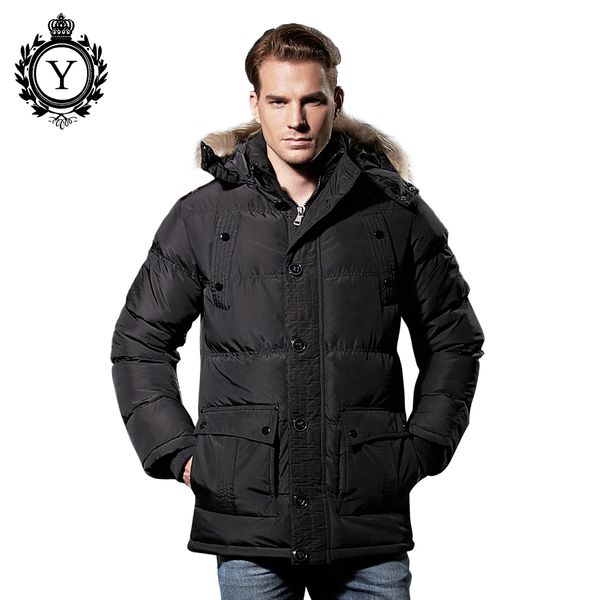 coutudi 2017 winter casual parkas men dark brown outwear warm male down jacket coats fur hoody thicken hat detachable men's coat, Black
coutudi 2017 winter casual parkas men dark brown outwear warm male down jacket coats fur hoody thicken hat detachable men's coat, Black