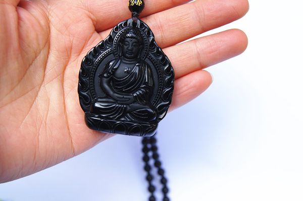 handmade carving of natural obsidian buddha, a bottle shaped amulet necklace, pendant., Silver
handmade carving of natural obsidian buddha, a bottle shaped amulet necklace, pendant., Silver