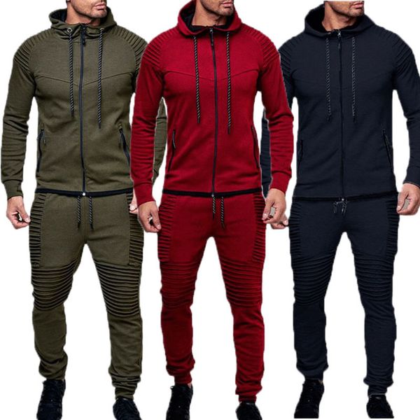 2018 new men's outdoor sports and leisure sweater, pure cardigan pure color zipper jacket casual set tracksuit, Gray
2018 new men's outdoor sports and leisure sweater, pure cardigan pure color zipper jacket casual set tracksuit, Gray