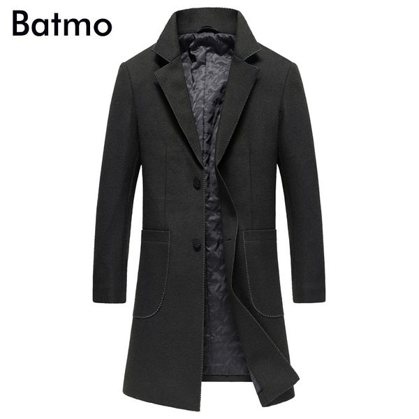 batmo 2018 new arrival winter wool smart casual thicked trench coat men,men's long jackets ,plus-size 99851, Black
batmo 2018 new arrival winter wool smart casual thicked trench coat men,men's long jackets ,plus-size 99851, Black