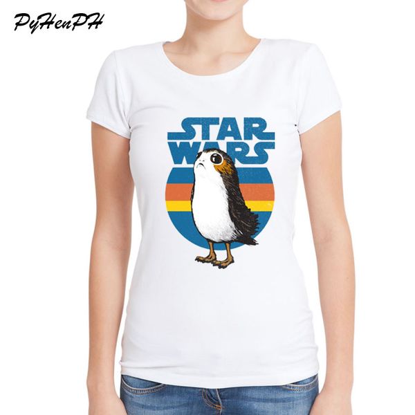 retro sweet tshirt homme 2018 new print t-shirt women cute porg design ladies short sleeve modal shirt girl clothes, White
retro sweet tshirt homme 2018 new print t-shirt women cute porg design ladies short sleeve modal shirt girl clothes, White