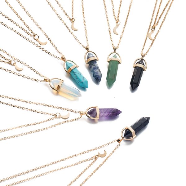 vintage opal stone chokers necklaces fashion multi layer crystal eye pendant necklace statement bohemian jewelry for women, Silver
vintage opal stone chokers necklaces fashion multi layer crystal eye pendant necklace statement bohemian jewelry for women, Silver