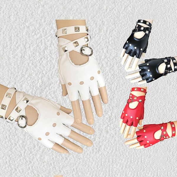new fingerless short pu leather gloves gothic punk cool lady girl disco dance rock-and-roll, Blue;gray
new fingerless short pu leather gloves gothic punk cool lady girl disco dance rock-and-roll, Blue;gray