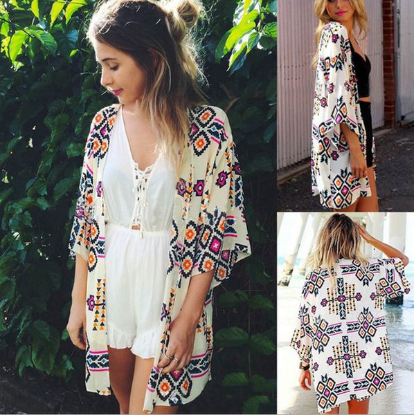 chiffon cardigan 2018 summer fashion thin print coat jacket korean style open stitch women, White
chiffon cardigan 2018 summer fashion thin print coat jacket korean style open stitch women, White