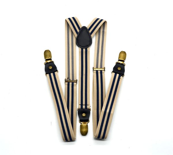 2.5x120cm vintage stripe women and men y-back suspenders 3 clip-on elastic braces children belts trousers shoulder straps, Black;white
2.5x120cm vintage stripe women and men y-back suspenders 3 clip-on elastic braces children belts trousers shoulder straps, Black;white
