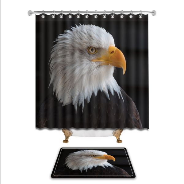 new 3d shower curtain multi-size polyester waterproof peacock bath curtain eagle shower curtains for bath room with 12 hooks floor mat sets
new 3d shower curtain multi-size polyester waterproof peacock bath curtain eagle shower curtains for bath room with 12 hooks floor mat sets