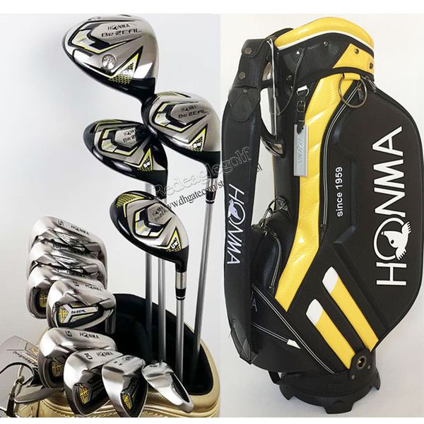 New Golf Clubs set HONMA BEZEAL 525 Complete Set Clubs HONMA Golf driver.wood.irons Putter Bag Golf Set Graphite shaft Free Shipping
New Golf Clubs set HONMA BEZEAL 525 Complete Set Clubs HONMA Golf driver.wood.irons Putter Bag Golf Set Graphite shaft Free Shipping