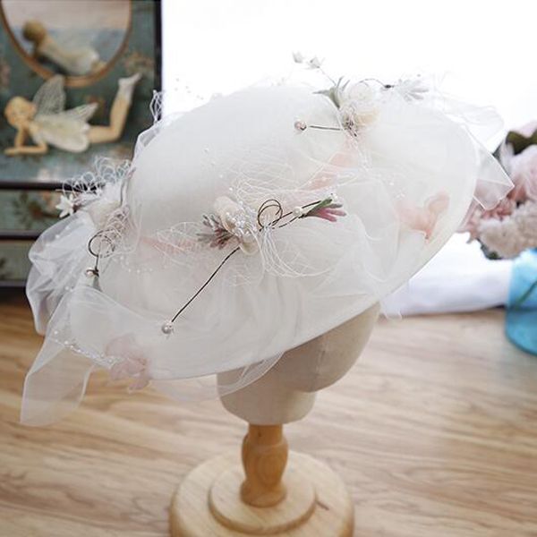 exquisite handmade flowers bridal hats wedding headpieces tulle accessories fascinator hats for wedding with pearls, Silver
exquisite handmade flowers bridal hats wedding headpieces tulle accessories fascinator hats for wedding with pearls, Silver