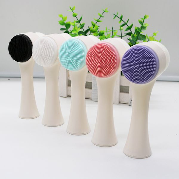 3d double side face washing brush skin cleaner machine exfoliator facial cleaning brush face washing product
3d double side face washing brush skin cleaner machine exfoliator facial cleaning brush face washing product