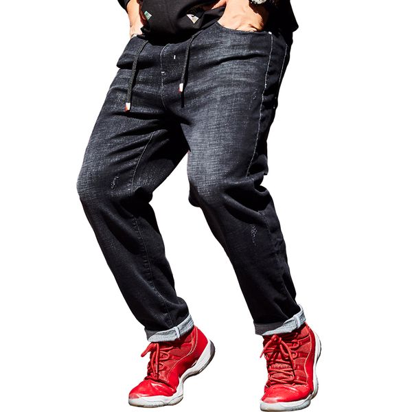 new men's black jeans business casual stretch slim denim jeans punk style trousers male brand denim pants plus size 40 42 44 46, Blue
new men's black jeans business casual stretch slim denim jeans punk style trousers male brand denim pants plus size 40 42 44 46, Blue