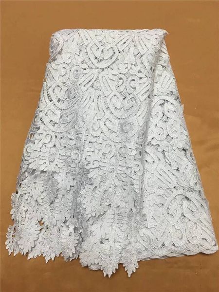 5yards/pc white french guipure lace embroidery african water soluble lace fabric for dress qw31-22, Black;white
5yards/pc white french guipure lace embroidery african water soluble lace fabric for dress qw31-22, Black;white