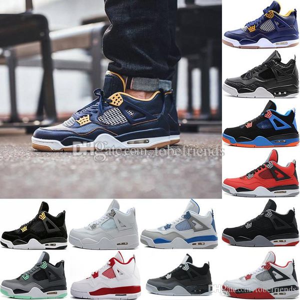 2018 men 4 basketball shoes military motosports blue alternate 89 pure money white cement royalty bred fire red black cat oreo 4s sneakers
2018 men 4 basketball shoes military motosports blue alternate 89 pure money white cement royalty bred fire red black cat oreo 4s sneakers