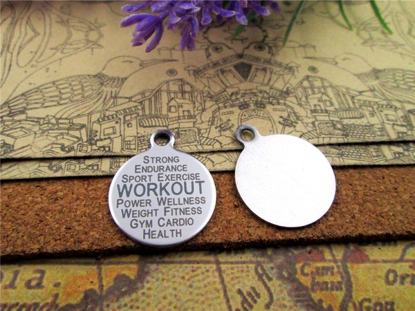 40pcs--"workout"stainless steel charms more style for choosing diy charms pendants for necklace, Bronze;silver
40pcs--"workout"stainless steel charms more style for choosing diy charms pendants for necklace, Bronze;silver