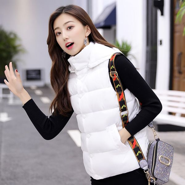 kuyomens 2018 new autumn winter fashion women down vests loose sleeveless cotton jackets short wadded jackets warm casual, Black;white
kuyomens 2018 new autumn winter fashion women down vests loose sleeveless cotton jackets short wadded jackets warm casual, Black;white