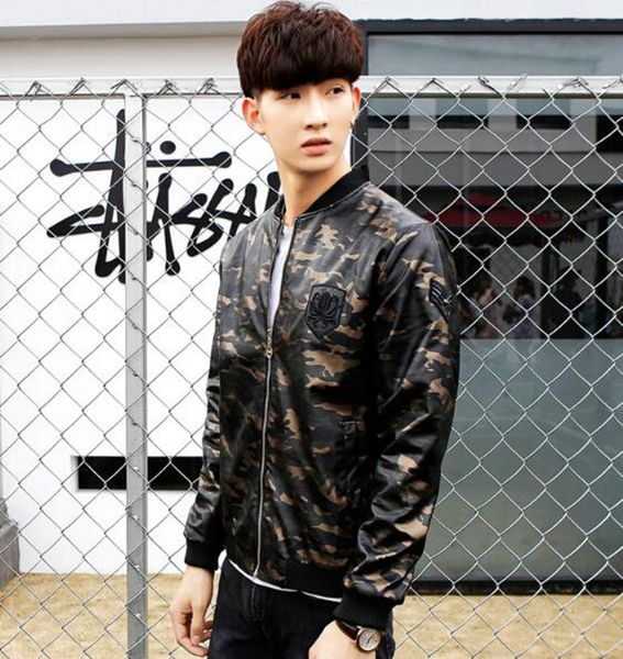 мужской зимний бутик южнокорейская версия новой тенденции моды личности самостоятельно одевания камуфляж pu кожаная куртка m-2xl, Black
мужской зимний бутик южнокорейская версия новой тенденции моды личности самостоятельно одевания камуфляж pu кожаная куртка m-2xl, Black