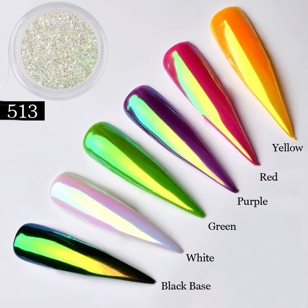 manzilin neon flash mirror holographic powder kirin chameleon aurora nail chrome pigment flash nail decoration, Silver;gold
manzilin neon flash mirror holographic powder kirin chameleon aurora nail chrome pigment flash nail decoration, Silver;gold