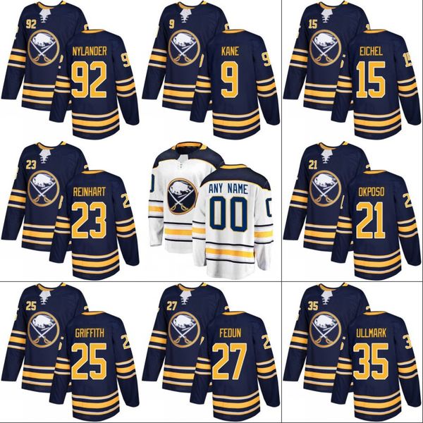 2017-18 Buffalo Sabres Jersey S-5XL 9 Evander Kane 15 Jack Eichel 21 Kyle Okposo 23 Sam Reinhart 90 Ryan O'Reilly Hockey Jerseys White Blue
2017-18 Buffalo Sabres Jersey S-5XL 9 Evander Kane 15 Jack Eichel 21 Kyle Okposo 23 Sam Reinhart 90 Ryan O'Reilly Hockey Jerseys White Blue