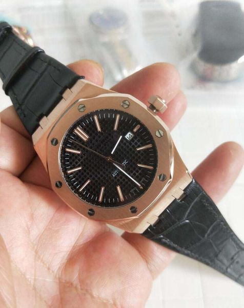 factory supplier luxury mechanical automatic rose gold 42mm black dial mens watches, Slivery;brown
factory supplier luxury mechanical automatic rose gold 42mm black dial mens watches, Slivery;brown