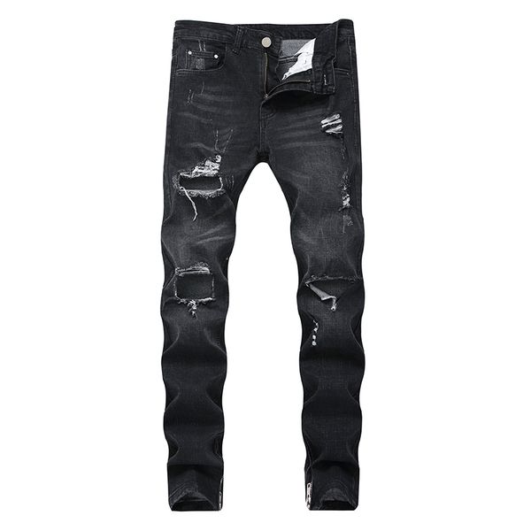 high street denim men hole side zipper biker jeans pants fog washed plus size ripped streetwear hip hop jeans for men, Blue
high street denim men hole side zipper biker jeans pants fog washed plus size ripped streetwear hip hop jeans for men, Blue