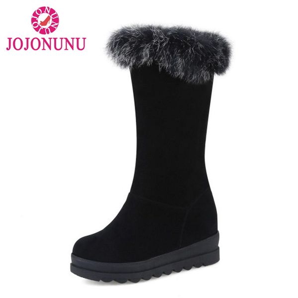 jojonunu ladies fur high heel flat boots women winter warm boots slip on fashion club thick bottom winter footwear size 34-43, Black
jojonunu ladies fur high heel flat boots women winter warm boots slip on fashion club thick bottom winter footwear size 34-43, Black