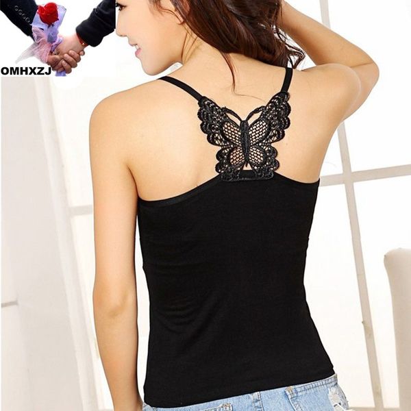 omhxzj wholesale black white female novelty in summer slim sleeveless hallow butterfly back tank solid shirt camis cs04
omhxzj wholesale black white female novelty in summer slim sleeveless hallow butterfly back tank solid shirt camis cs04
