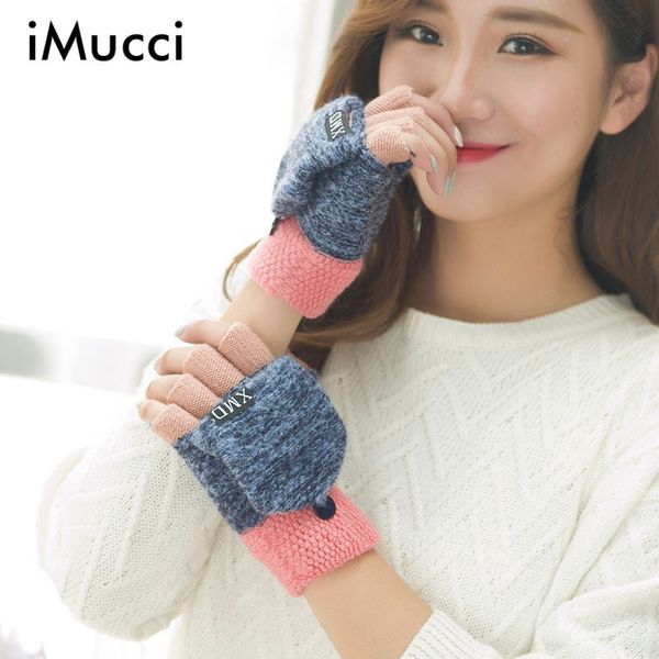 imucci fashion winter women clamshell acrylic fingerless gloves multifunctional cute warm patchwork mittens for students femme, Blue;gray
imucci fashion winter women clamshell acrylic fingerless gloves multifunctional cute warm patchwork mittens for students femme, Blue;gray