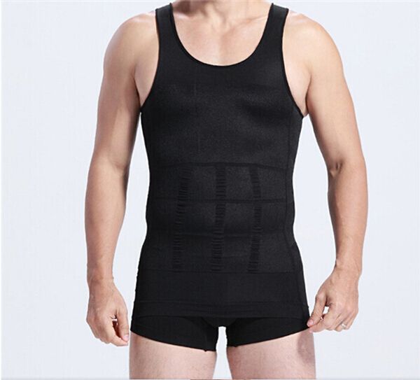 2018 men' elastic sculpting vest sleeveless slim compression muscle tank shapewear for men, White;black
2018 men' elastic sculpting vest sleeveless slim compression muscle tank shapewear for men, White;black