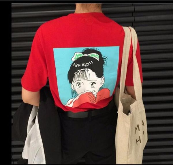 корейский лето harajuku bf ветер свободные девушки обратно печатных с коротким рукавом футболки, White
корейский лето harajuku bf ветер свободные девушки обратно печатных с коротким рукавом футболки, White