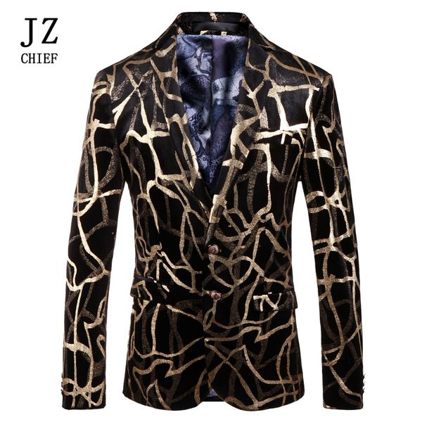 jz chief vintage leopard print blazer stage costumes for singer prom party jacket gold slim blazer suit coat men big size casual, White;black
jz chief vintage leopard print blazer stage costumes for singer prom party jacket gold slim blazer suit coat men big size casual, White;black
