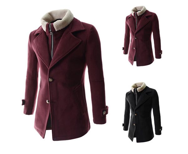 winter warm mens trench coats coat stylish style single breasted mens coat wool trench coat -2xl, Tan;black
winter warm mens trench coats coat stylish style single breasted mens coat wool trench coat -2xl, Tan;black