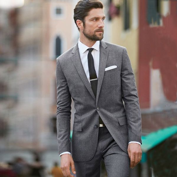 custom made grey wedding suits man blazers 2 peice jacket pants formal groom tuxedos slim fit terno masculino groomsmen suits prom wear, Black;gray
custom made grey wedding suits man blazers 2 peice jacket pants formal groom tuxedos slim fit terno masculino groomsmen suits prom wear, Black;gray