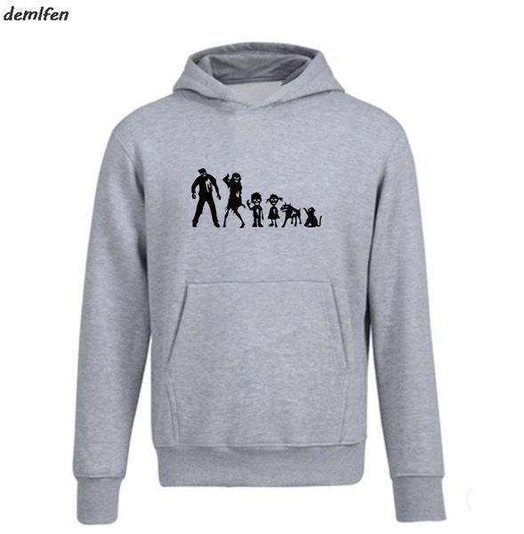 funny zombie family print men's hoodie fleece hoody jacket sweatshirt for men funny brand male clothing, Black
funny zombie family print men's hoodie fleece hoody jacket sweatshirt for men funny brand male clothing, Black