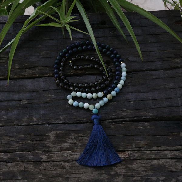 100% 8mm, 6mm, 4mm, natural beads, chrysocolla, aquamarine,japamala,yoga necklace, spiritual jewelry, meditation, 108 mala bead, Silver
100% 8mm, 6mm, 4mm, natural beads, chrysocolla, aquamarine,japamala,yoga necklace, spiritual jewelry, meditation, 108 mala bead, Silver