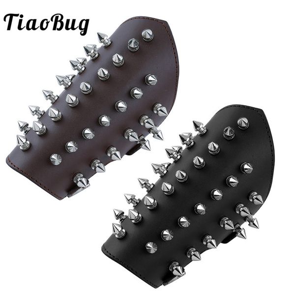 tiaobug faux leather metal spikes gauntlet wristband armband men women halloween costume medieval bracers arm armor cuff, Blue;gray
tiaobug faux leather metal spikes gauntlet wristband armband men women halloween costume medieval bracers arm armor cuff, Blue;gray