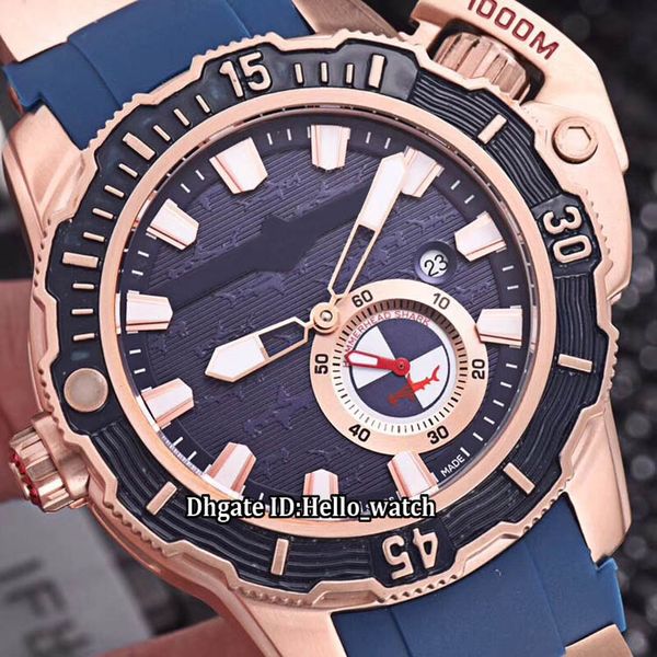46mm Maxi Marine Diver 3203-500LE-3/93-HAMMER Blue Dial Automatic Mens Watch Rose Gold Case Rubber Strap Sport Gents New Watches UN48
46mm Maxi Marine Diver 3203-500LE-3/93-HAMMER Blue Dial Automatic Mens Watch Rose Gold Case Rubber Strap Sport Gents New Watches UN48