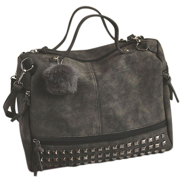jhd vintage pu leather ladies handbags rivet larger women bags hair ball shoulder bag motorcycle messenger bag handle
jhd vintage pu leather ladies handbags rivet larger women bags hair ball shoulder bag motorcycle messenger bag handle