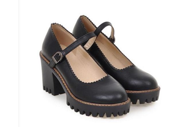 send coarse heel round head shallow mouth single shoes spring and autumn new style waterproof table high heel woman shoes, Black
send coarse heel round head shallow mouth single shoes spring and autumn new style waterproof table high heel woman shoes, Black