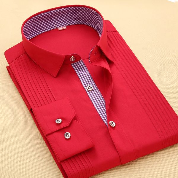 mens shirts brand french cuff casual chemise red white business party tuxedo shirt solid mens cufflinks male clothing 4xl, White;black
mens shirts brand french cuff casual chemise red white business party tuxedo shirt solid mens cufflinks male clothing 4xl, White;black