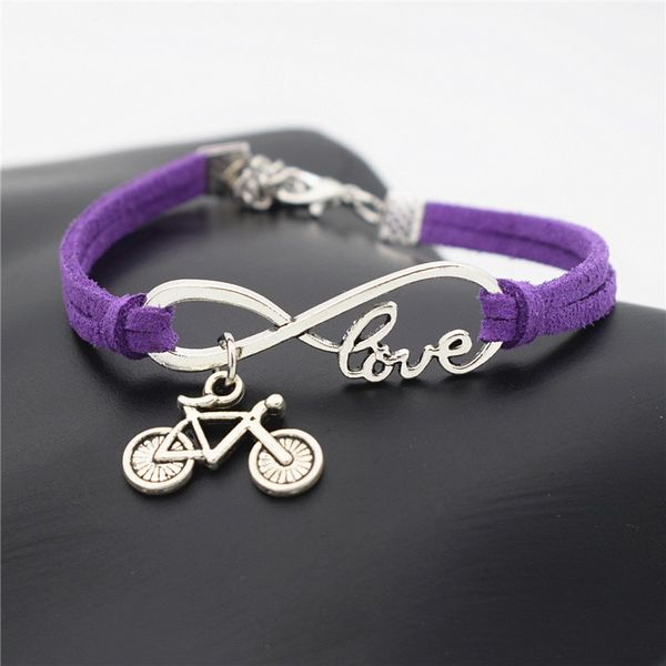 afshor european popular women punk silver infinity love cute bike cycling bicycle charms leather bracelet for women men summer gift jewelry, Golden;silver
afshor european popular women punk silver infinity love cute bike cycling bicycle charms leather bracelet for women men summer gift jewelry, Golden;silver