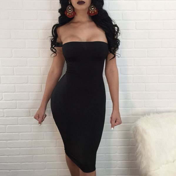 trendy women dress off shoulder solid sleeveless bandage bodycon backless evening polyester dresses, Black;gray
trendy women dress off shoulder solid sleeveless bandage bodycon backless evening polyester dresses, Black;gray