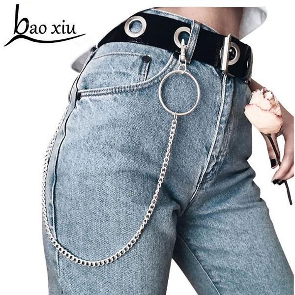 2018 new street long big ring chain rock punk trousers hipster pant jean keychain ring clip keyring hiphop beads accessories, Silver
2018 new street long big ring chain rock punk trousers hipster pant jean keychain ring clip keyring hiphop beads accessories, Silver