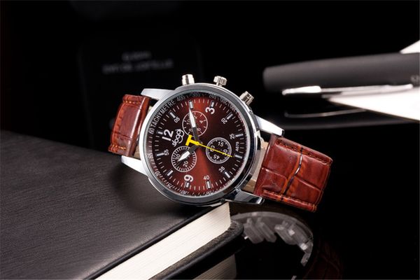 novel design new luxury fashion faux leather men blue ray glass quartz analog watches casual cool watch brand men watches, Slivery;brown
novel design new luxury fashion faux leather men blue ray glass quartz analog watches casual cool watch brand men watches, Slivery;brown