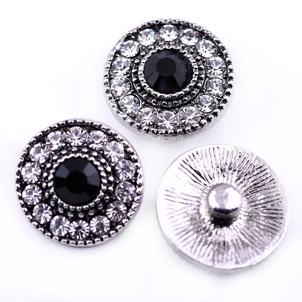 10pcs clear crystal with black stone snap button jewelry 18mm silver plating diy snap button bracelet bangles charm bracelet for woman, Bronze;silver
10pcs clear crystal with black stone snap button jewelry 18mm silver plating diy snap button bracelet bangles charm bracelet for woman, Bronze;silver