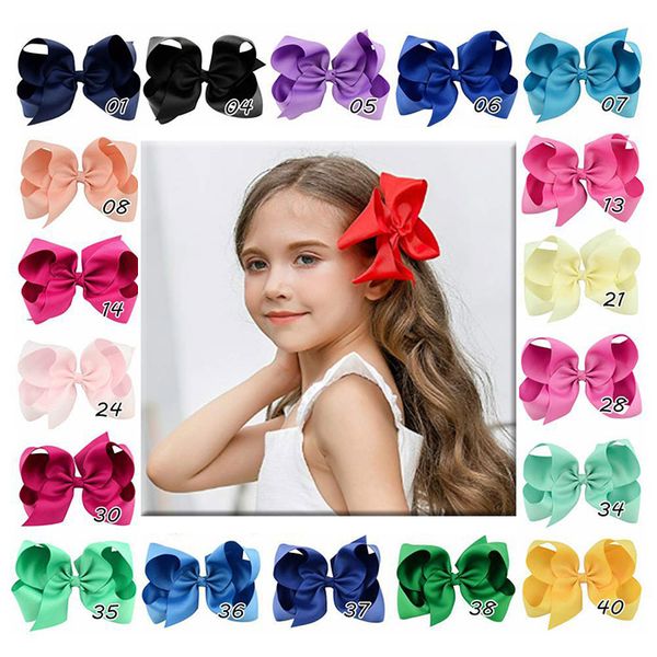 6in hair bows for girls grosgrain ribbon large butique bow clip teens toddlers kids children, Golden;silver
6in hair bows for girls grosgrain ribbon large butique bow clip teens toddlers kids children, Golden;silver