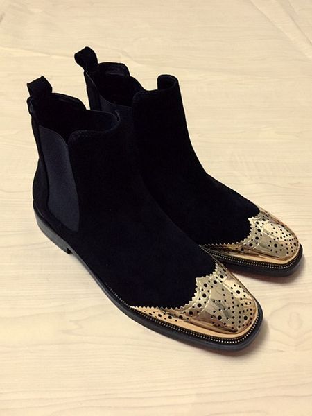 new arrival women's red bottom martin ankle ladies knight gold head real leather winter boots size 35-40, Black
new arrival women's red bottom martin ankle ladies knight gold head real leather winter boots size 35-40, Black